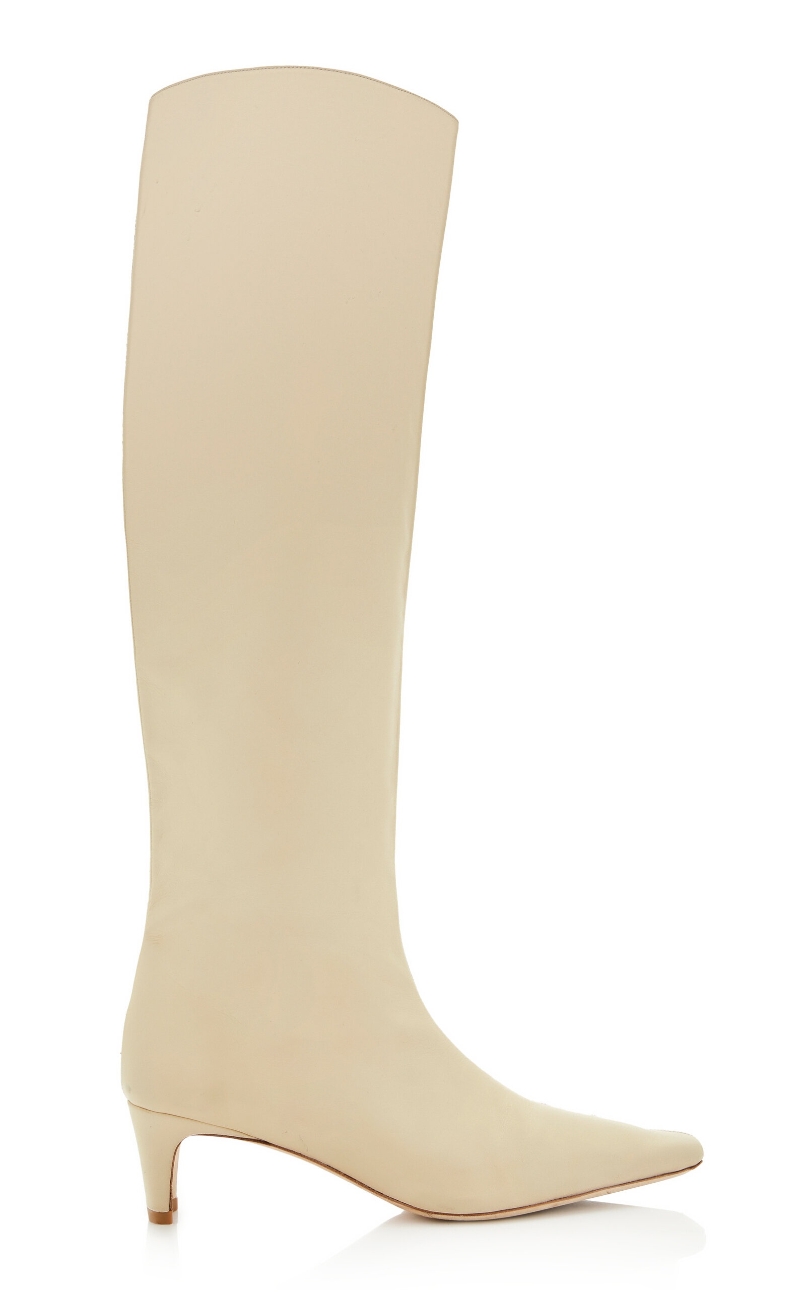 Wally Leather Knee Boots white - 1