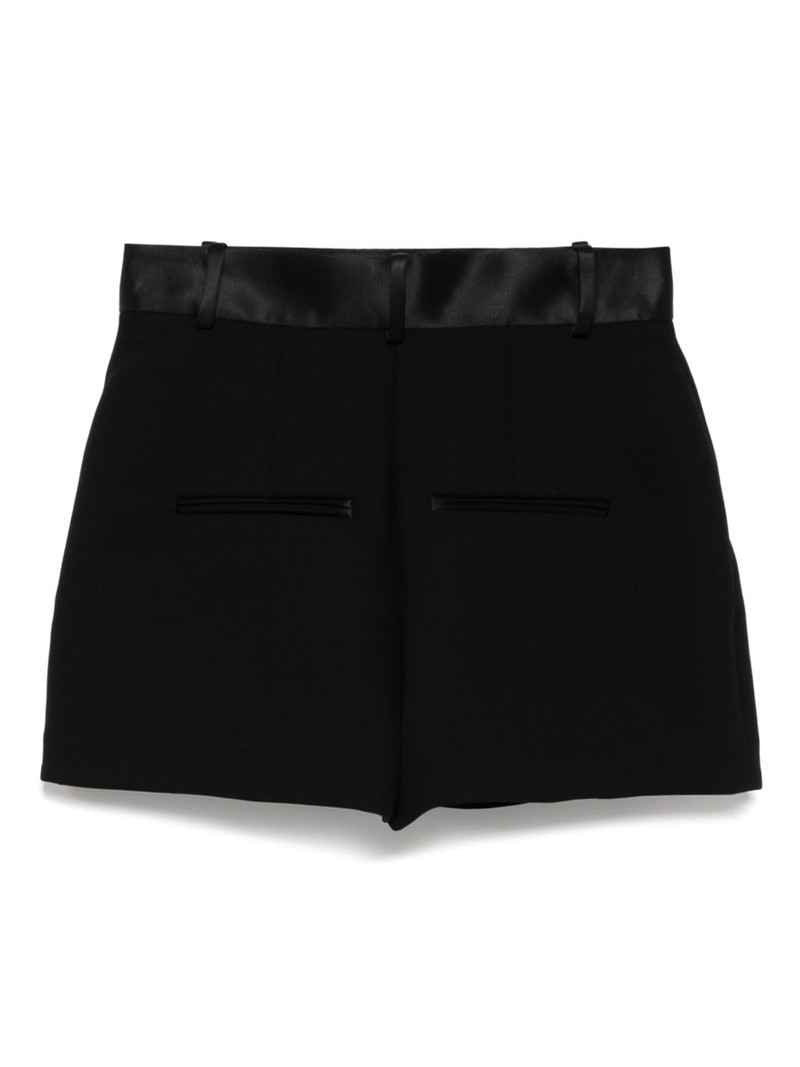 KHAITE double-pleat flared shorts outlook