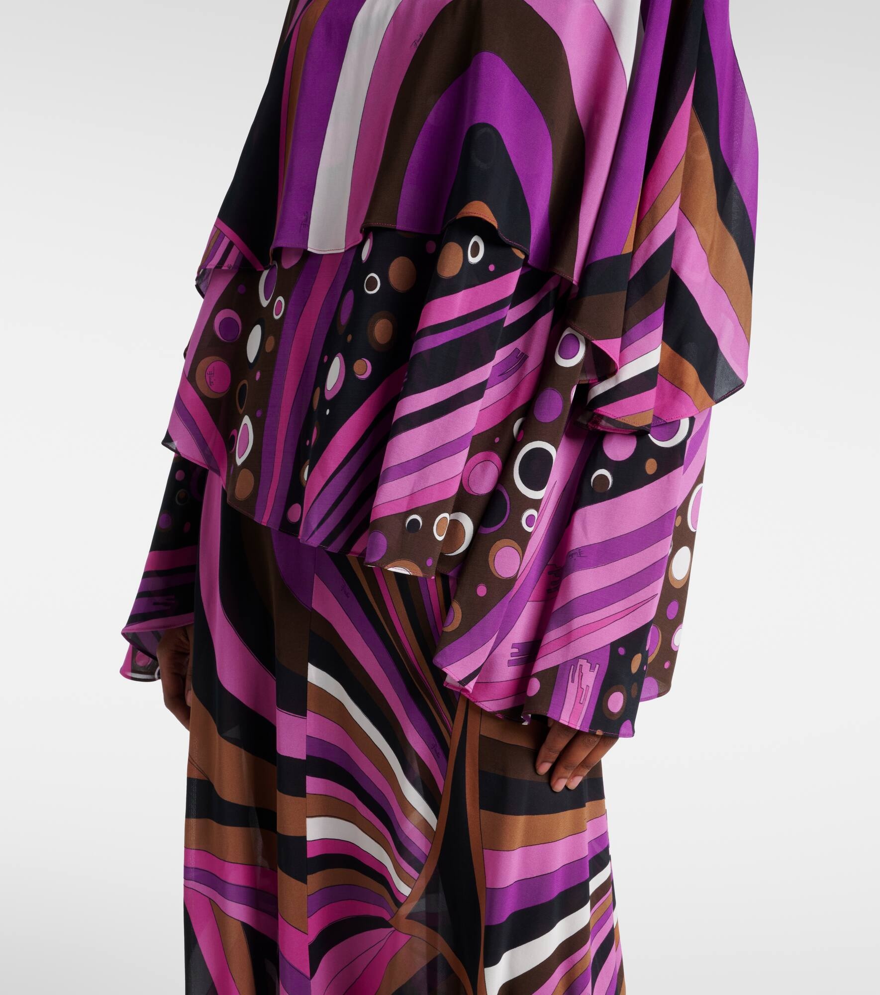 Iride silk maxi dress - 5