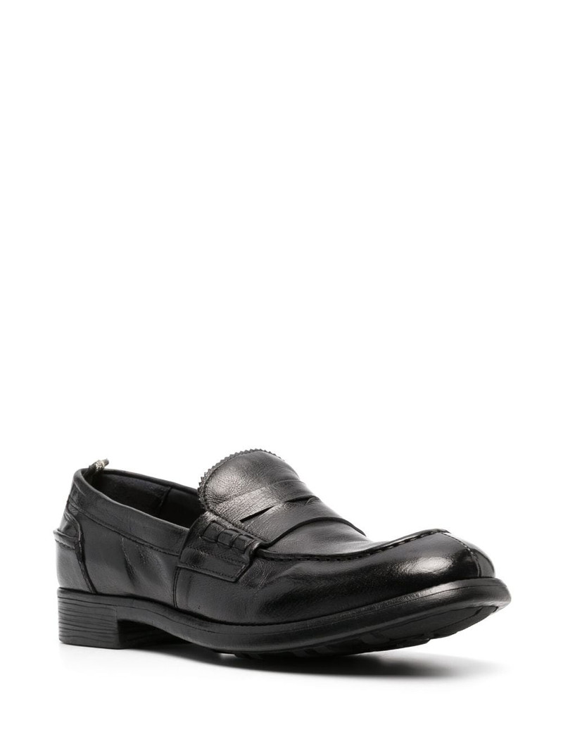 OFFICINE CREATIVE penny-slot leather loafers outlook