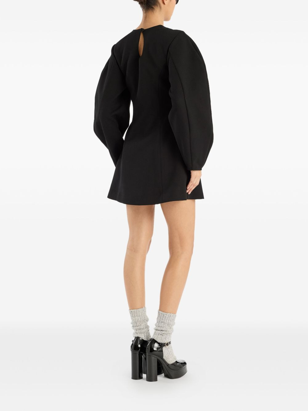 flared mini dress - 3