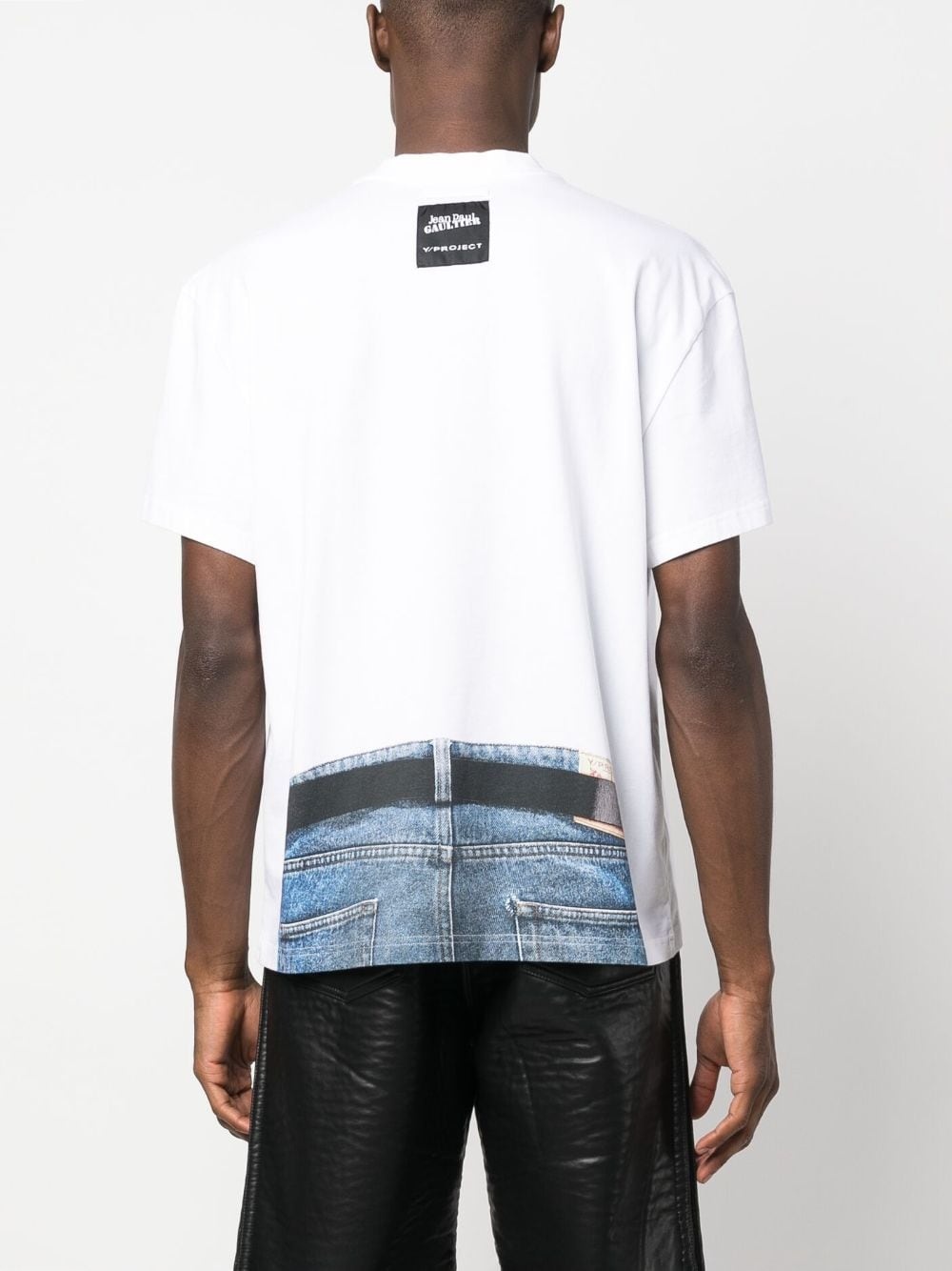 Trompe L'Oeil Belt-print T-shirt - 5