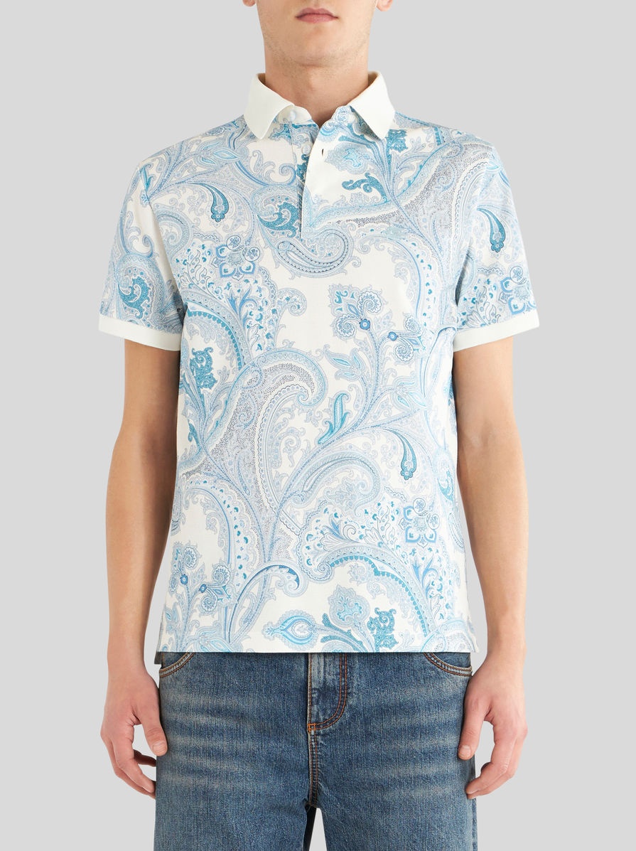 ORNAMENTAL PAISLEY POLO SHIRT - 2