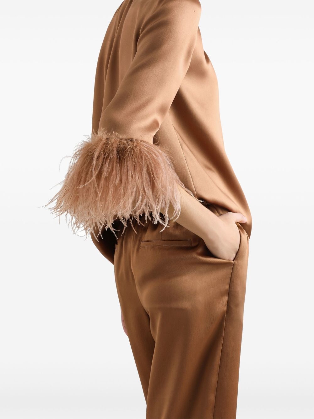 straight-leg trousers - 4
