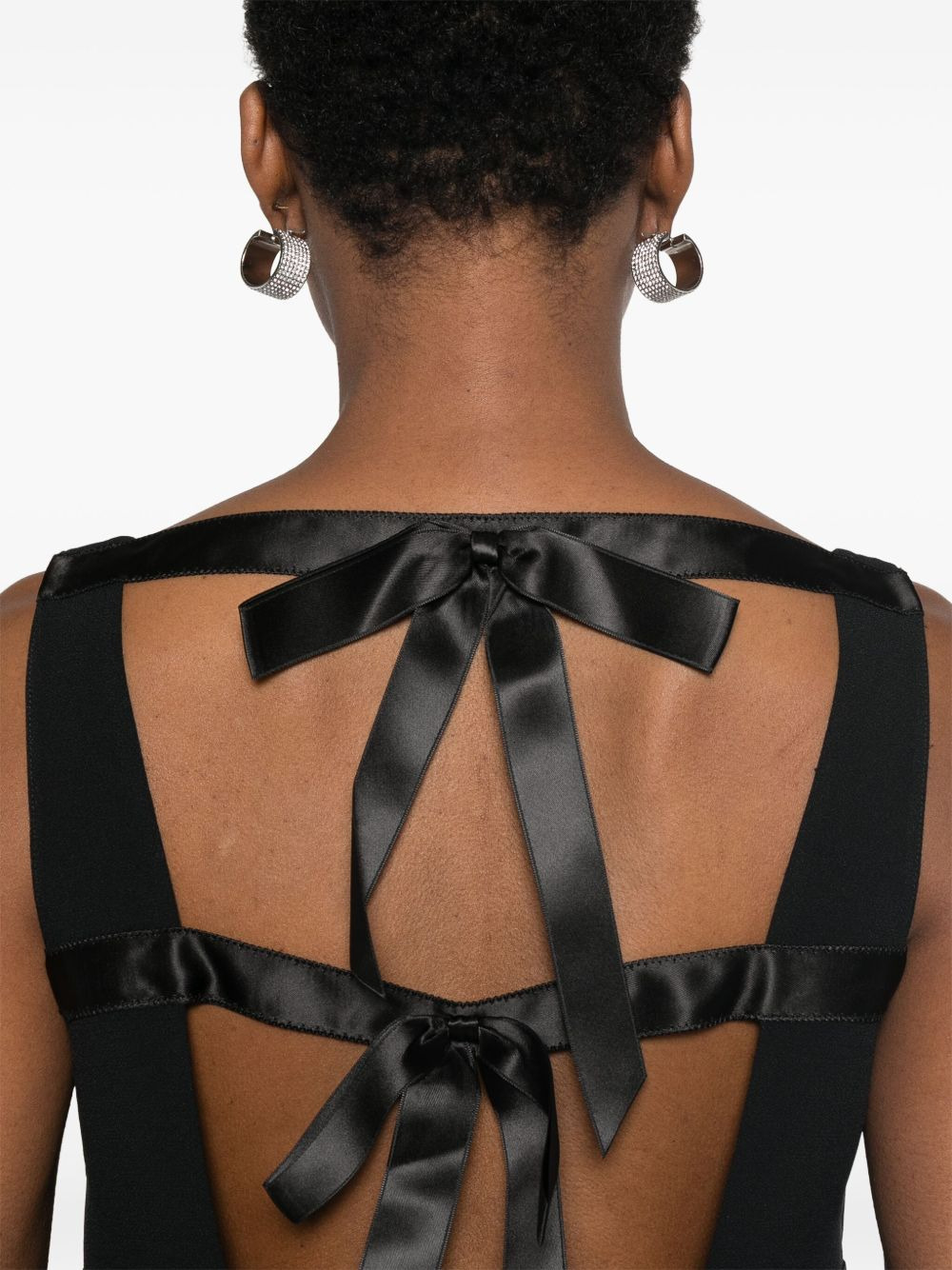triangle-logo mini dress - 5