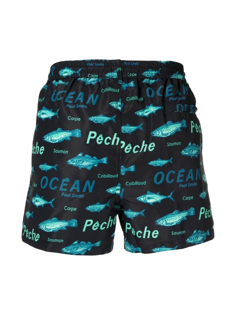 fish-print swim shorts - 2