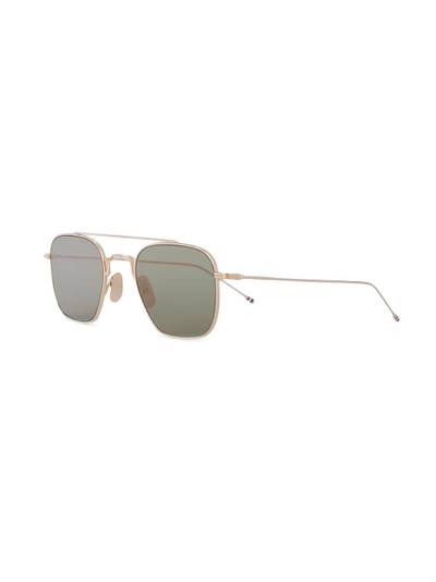 Thom Browne White Gold Sunglasses outlook