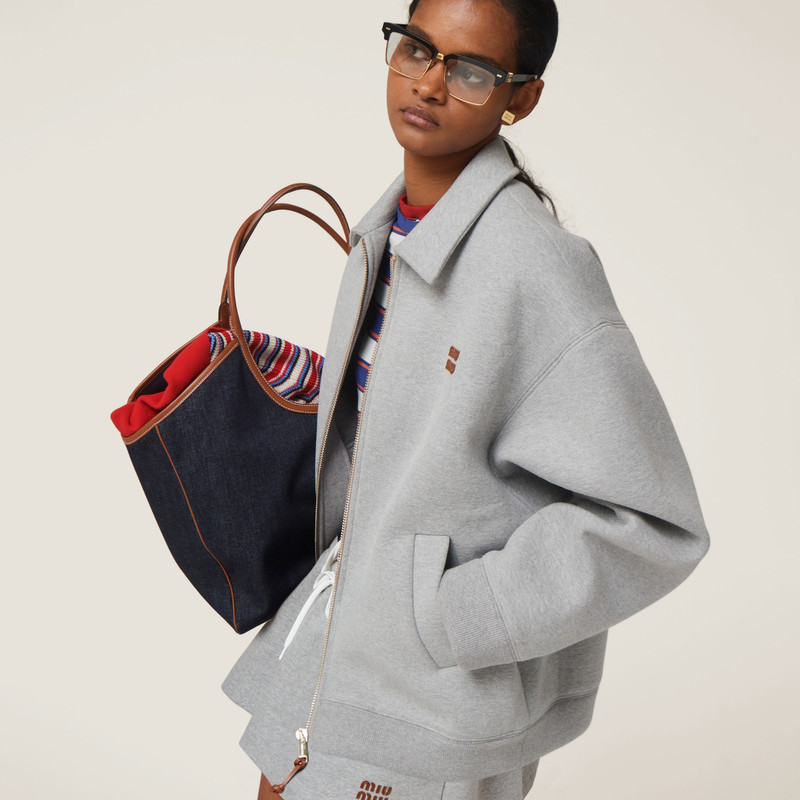 Jersey blouson jacket 4