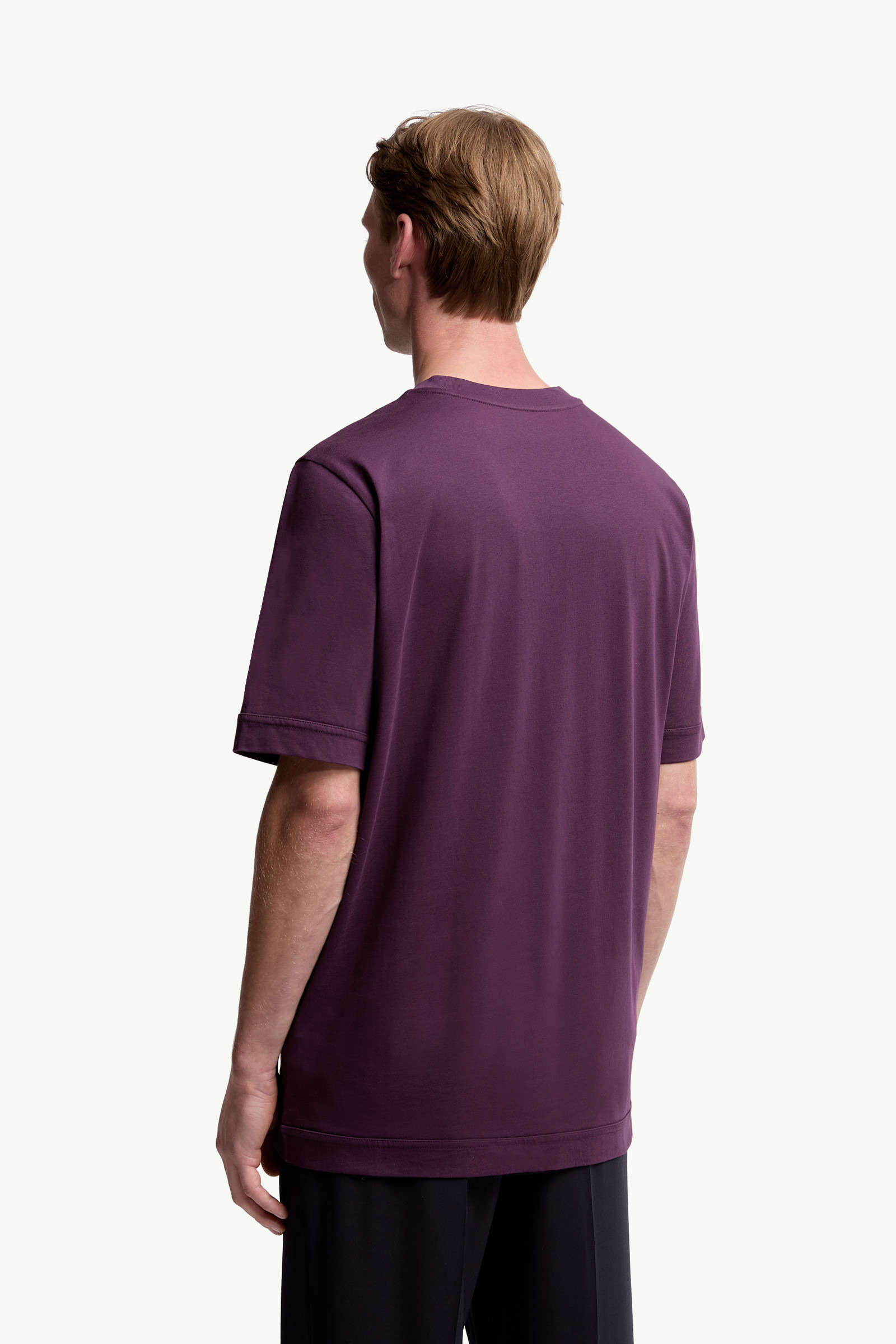 Logo Patch Cotton T-Shirt - 5