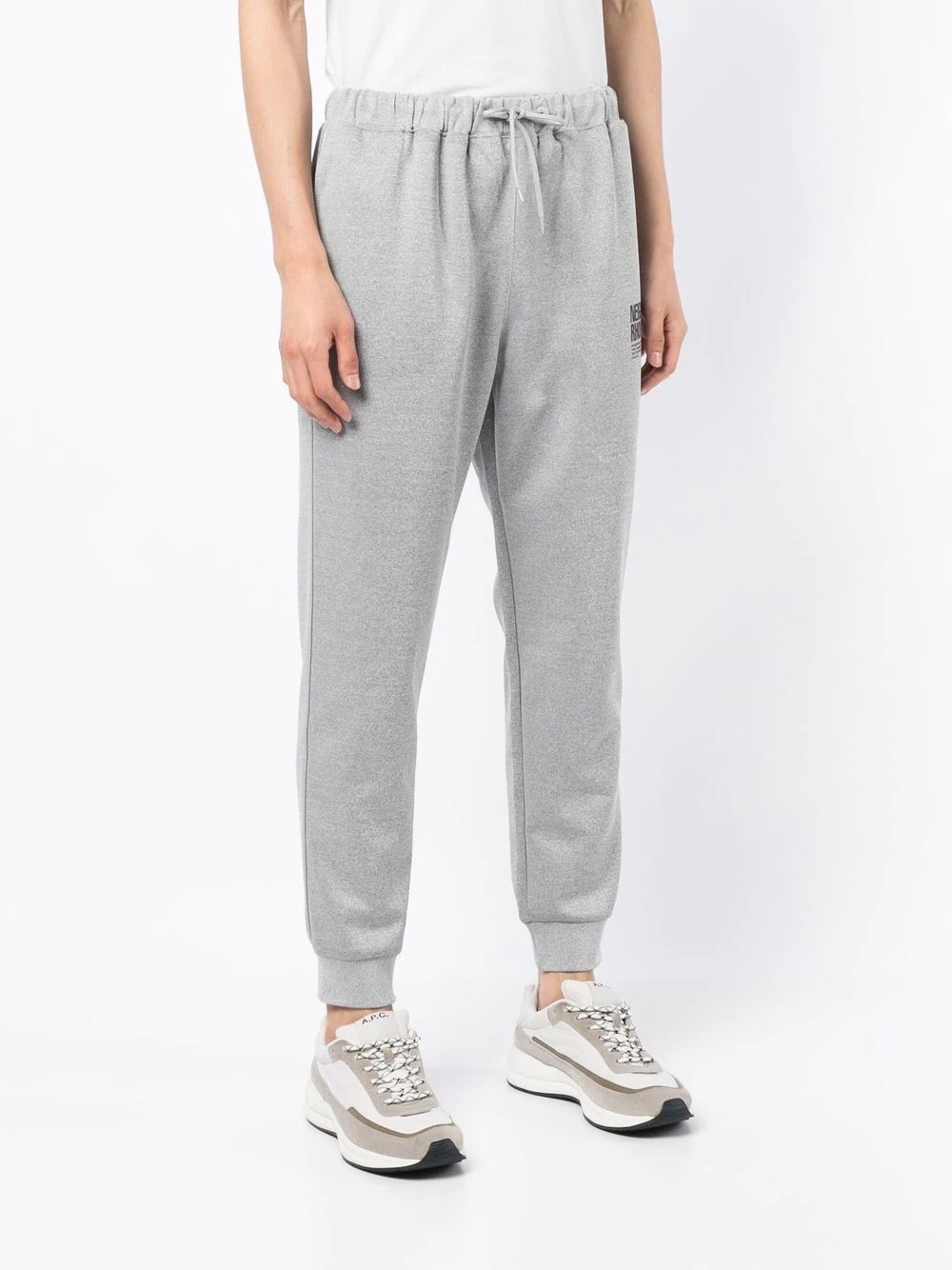 logo-print detail track pants - 3