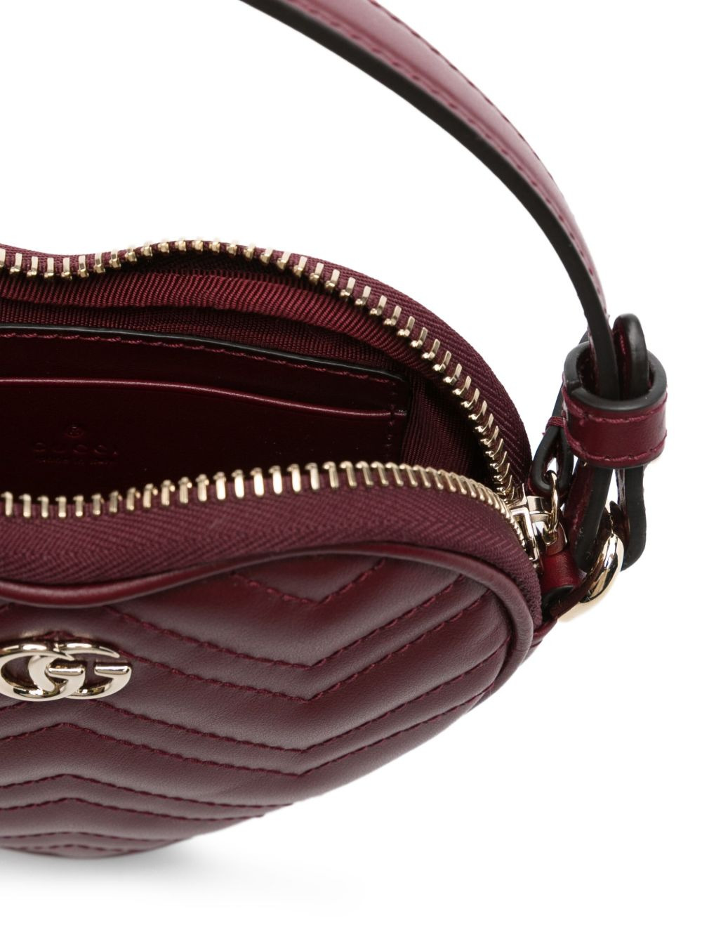 mini GG Marmont heart-shaped tote bag - 5