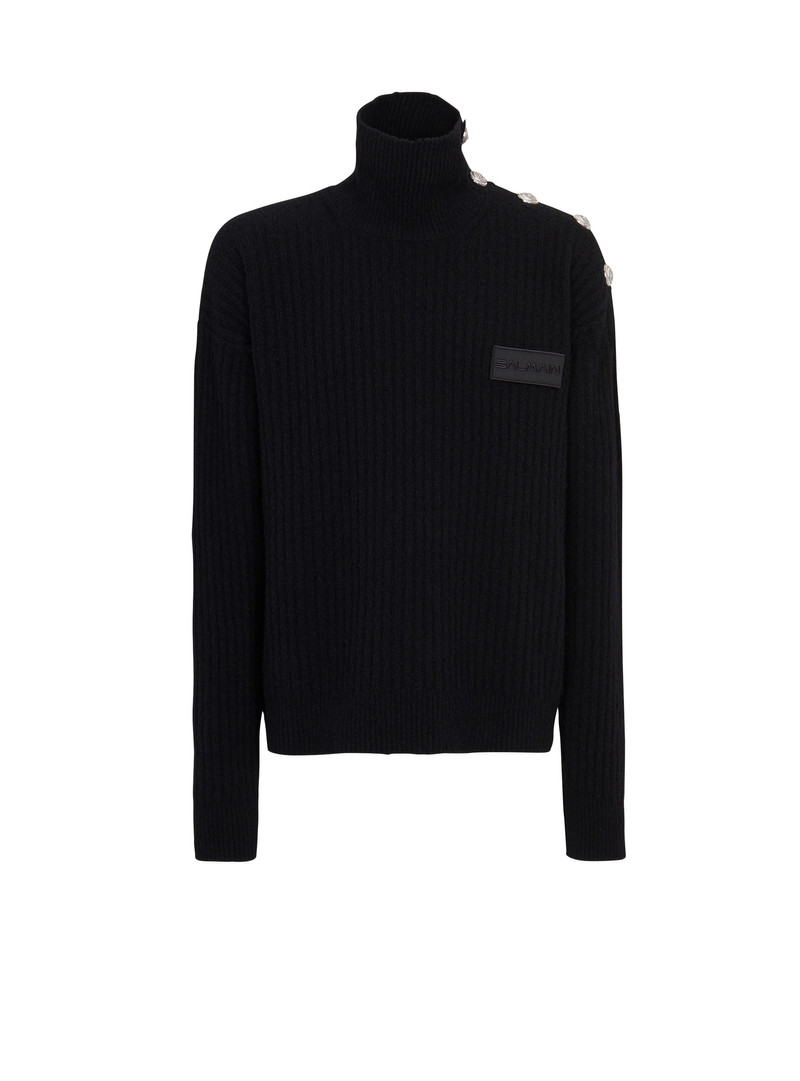 Cashmere turtleneck sweater 1