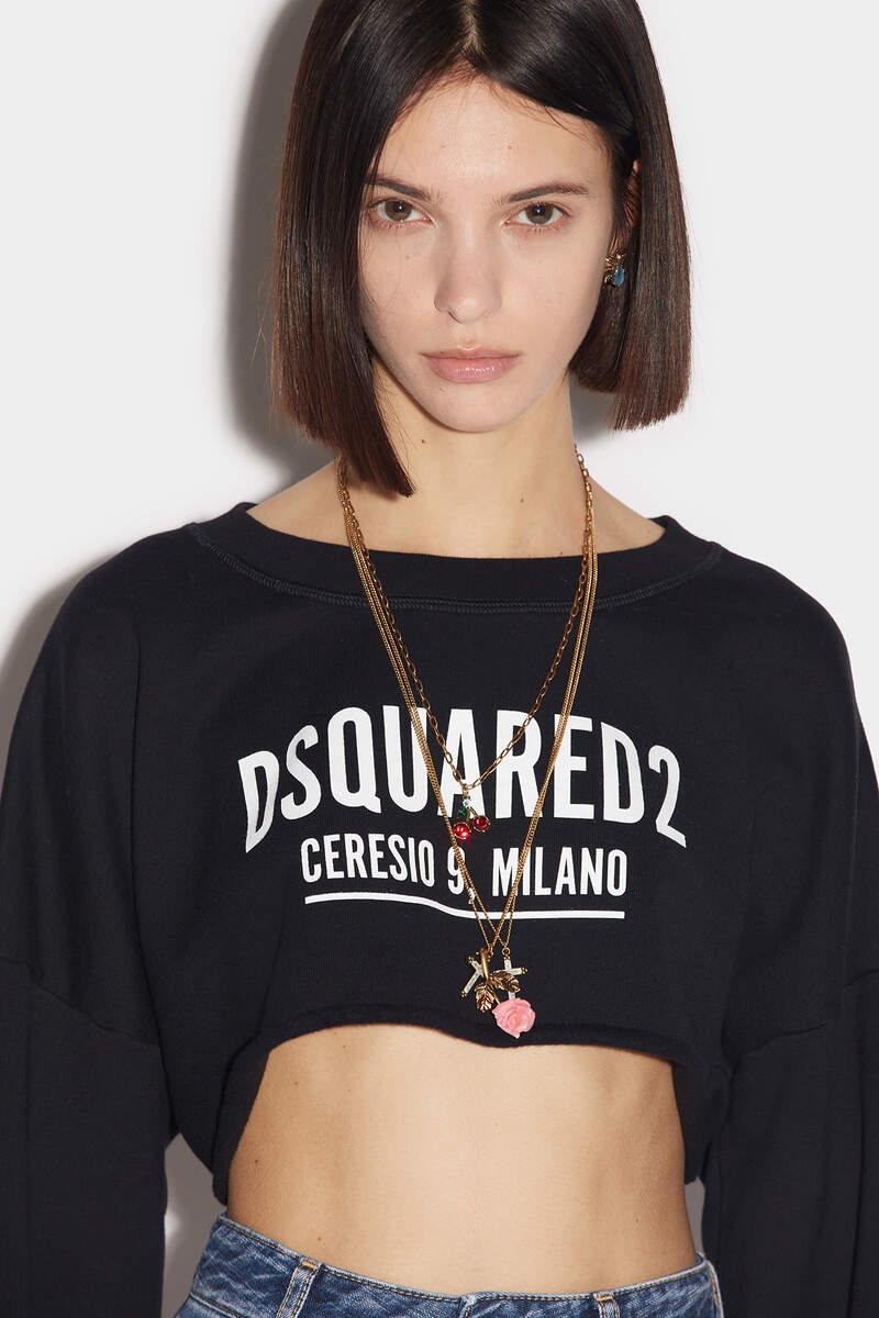 CERESIO 9 CROP SWEATER - 3