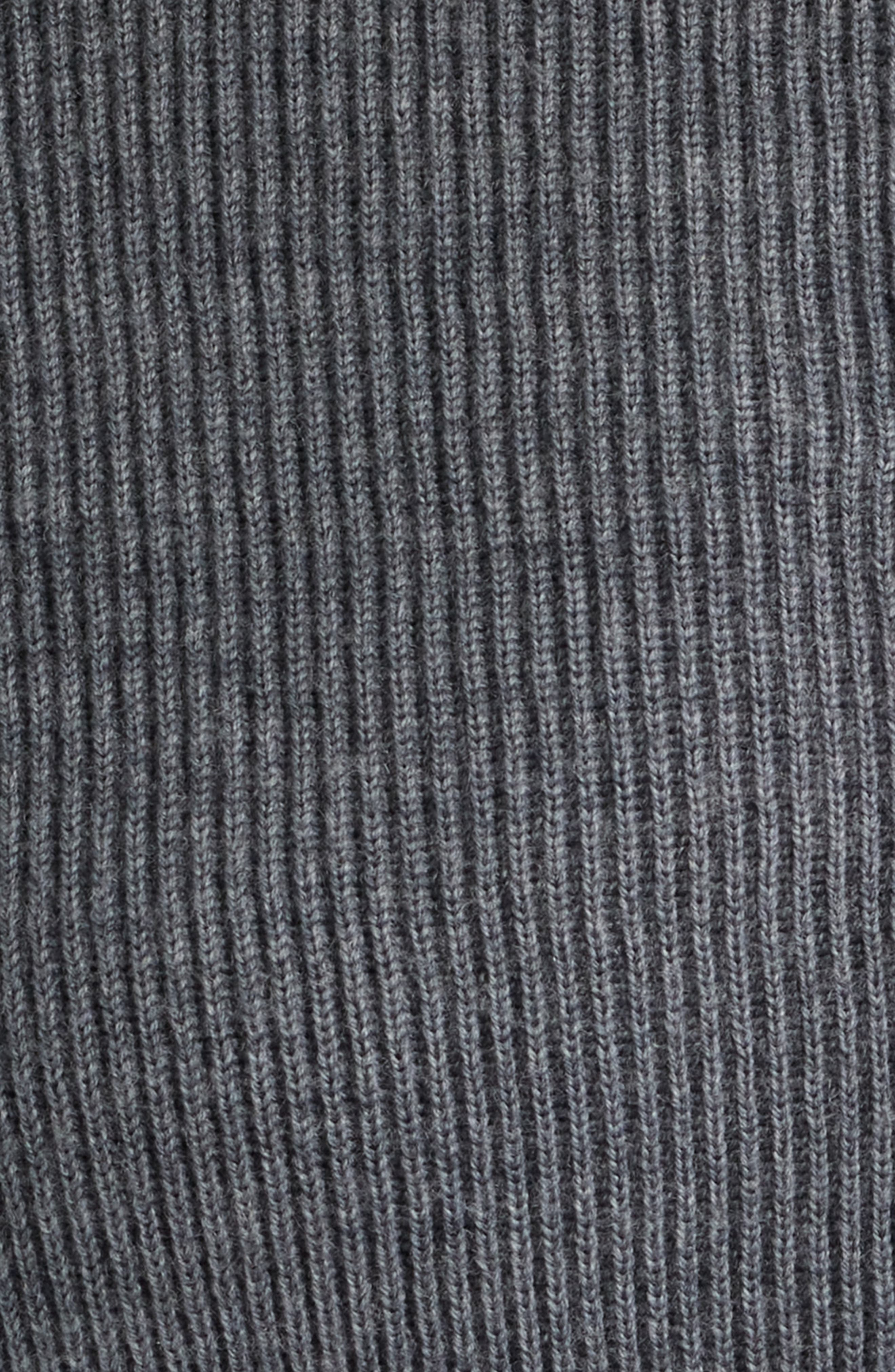 Reformation Meadow Wool Crop Cardigan in Mid Grey at Nordstrom - 6