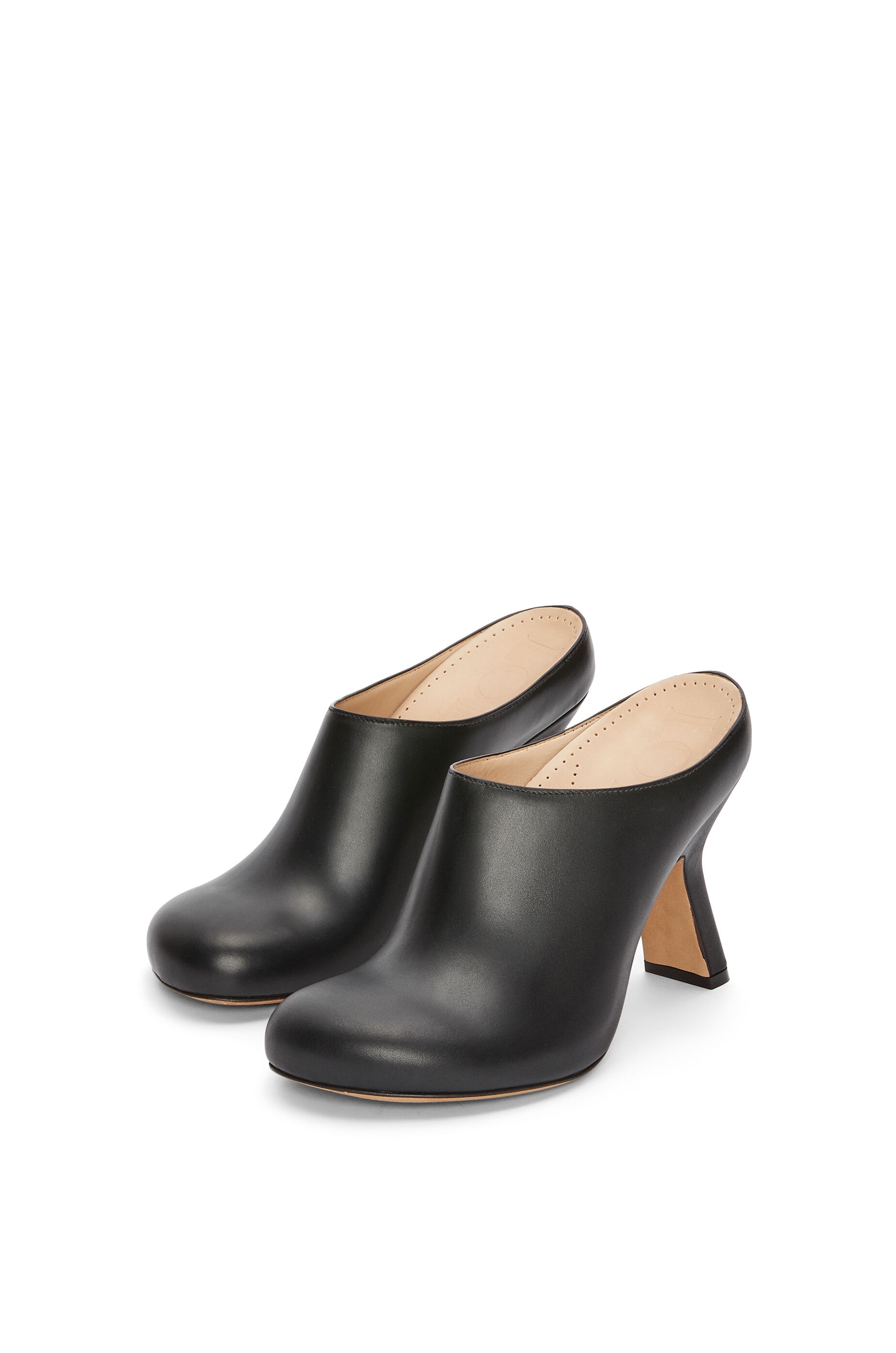 Terra heel clog in calfskin - 2