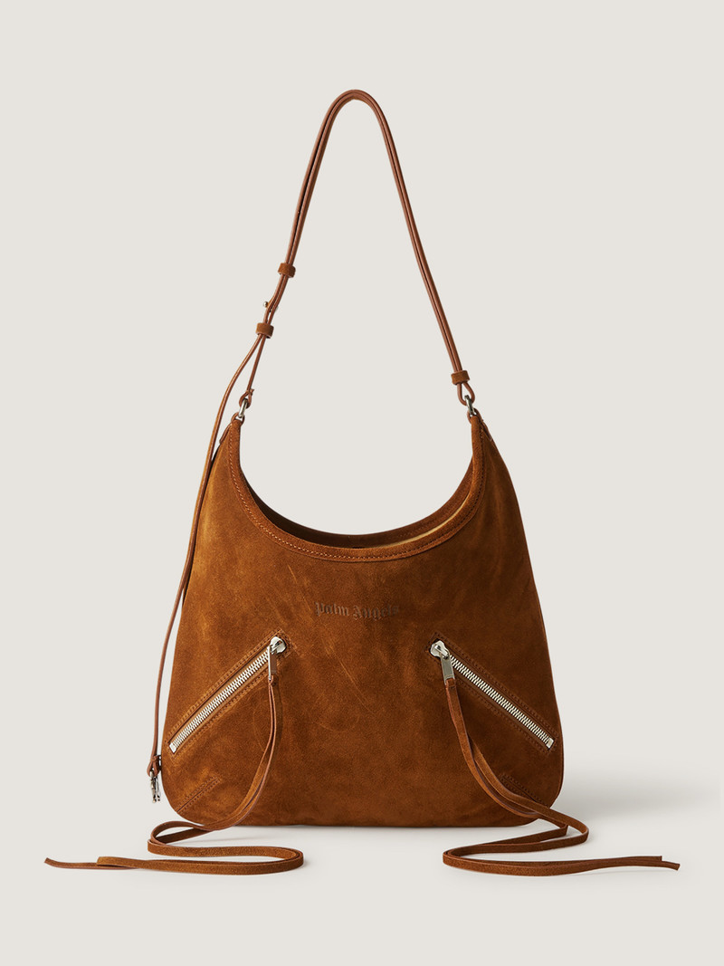 Zip-Up Suede Maxi Bag 1