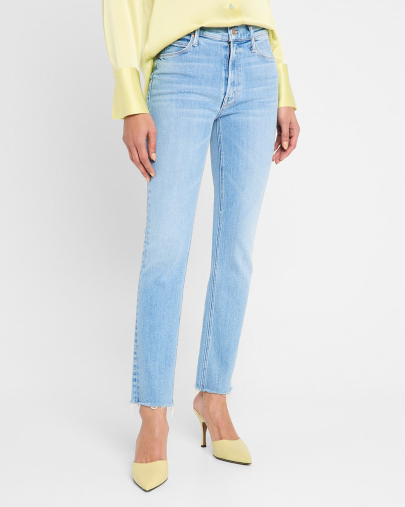 The Mid-Rise Dazzler Ankle Fray Jeans 5
