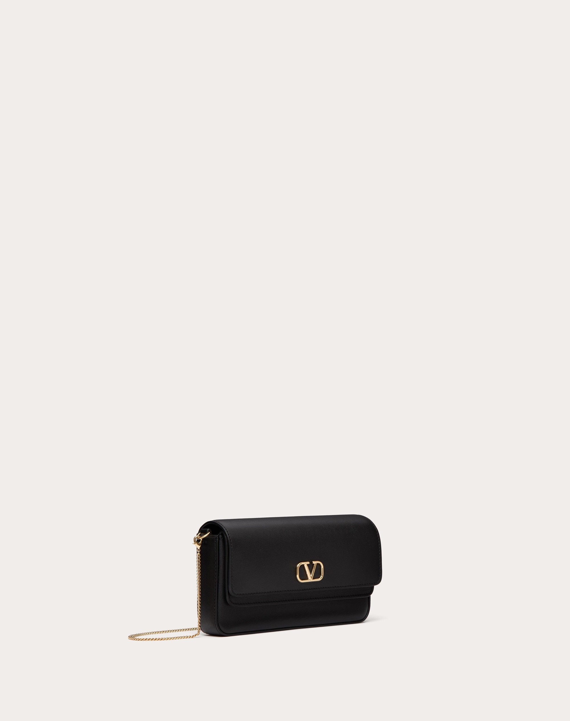 VLOGO SIGNATURE CALFSKIN MINI BAG - 3