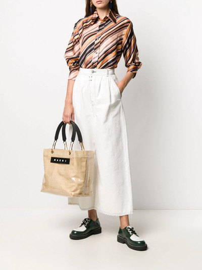 Marni striped silk shirt outlook