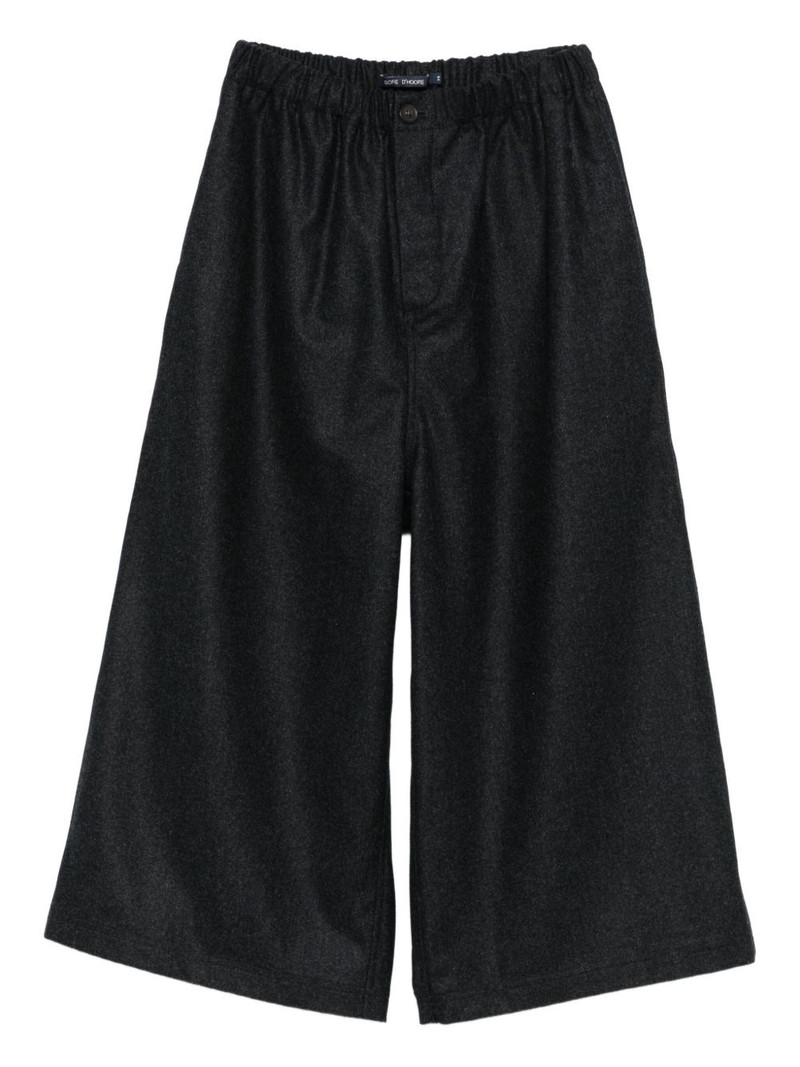 elasticated-waist trousers 1
