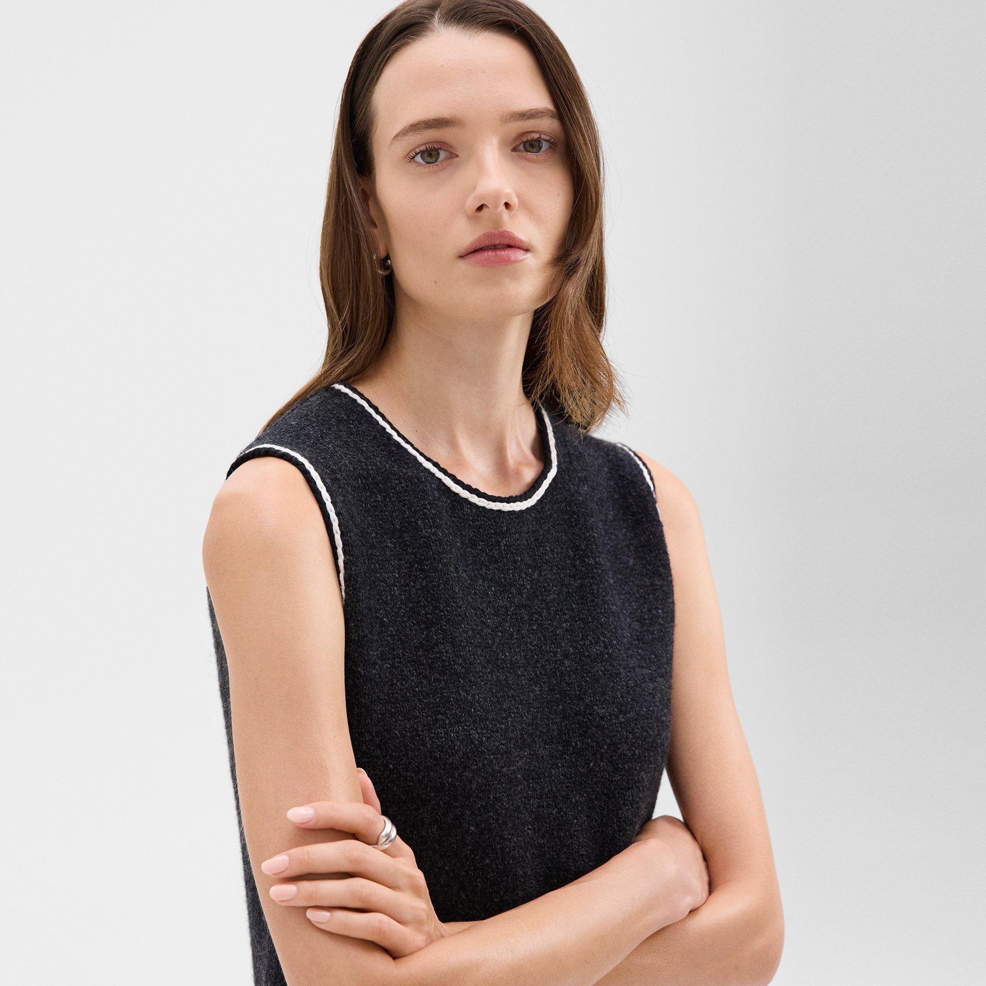 Sheath Dress in Felted Wool-Cashmere - 5