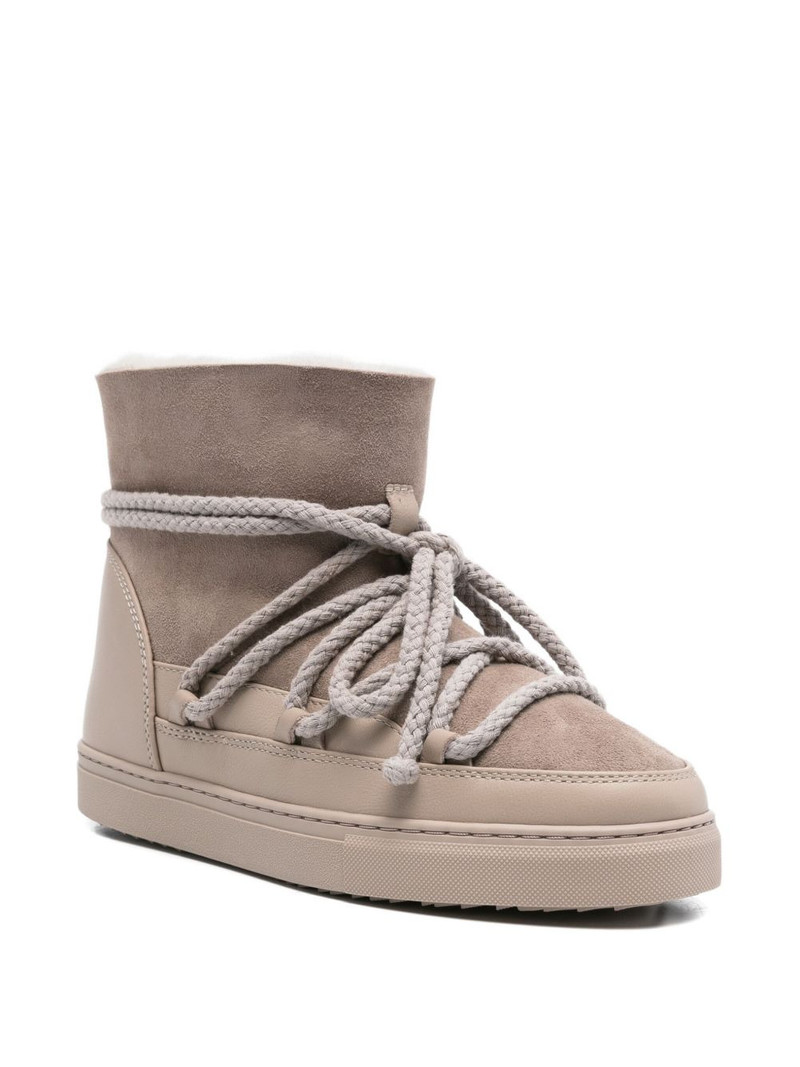 INUIKII suede lace-up boots outlook