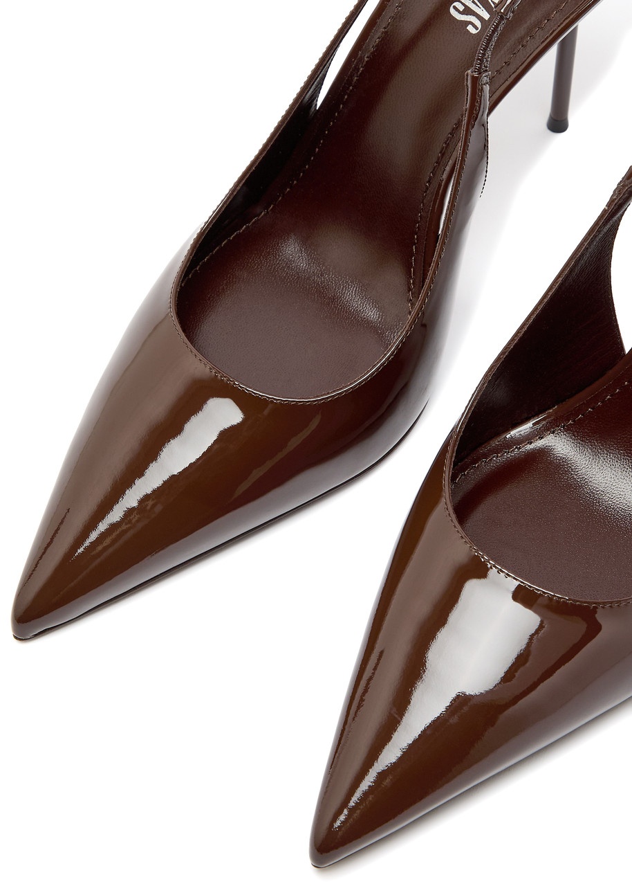 Paris Texas Lidia 110 Patent Leather Slingback Pumps - 3
