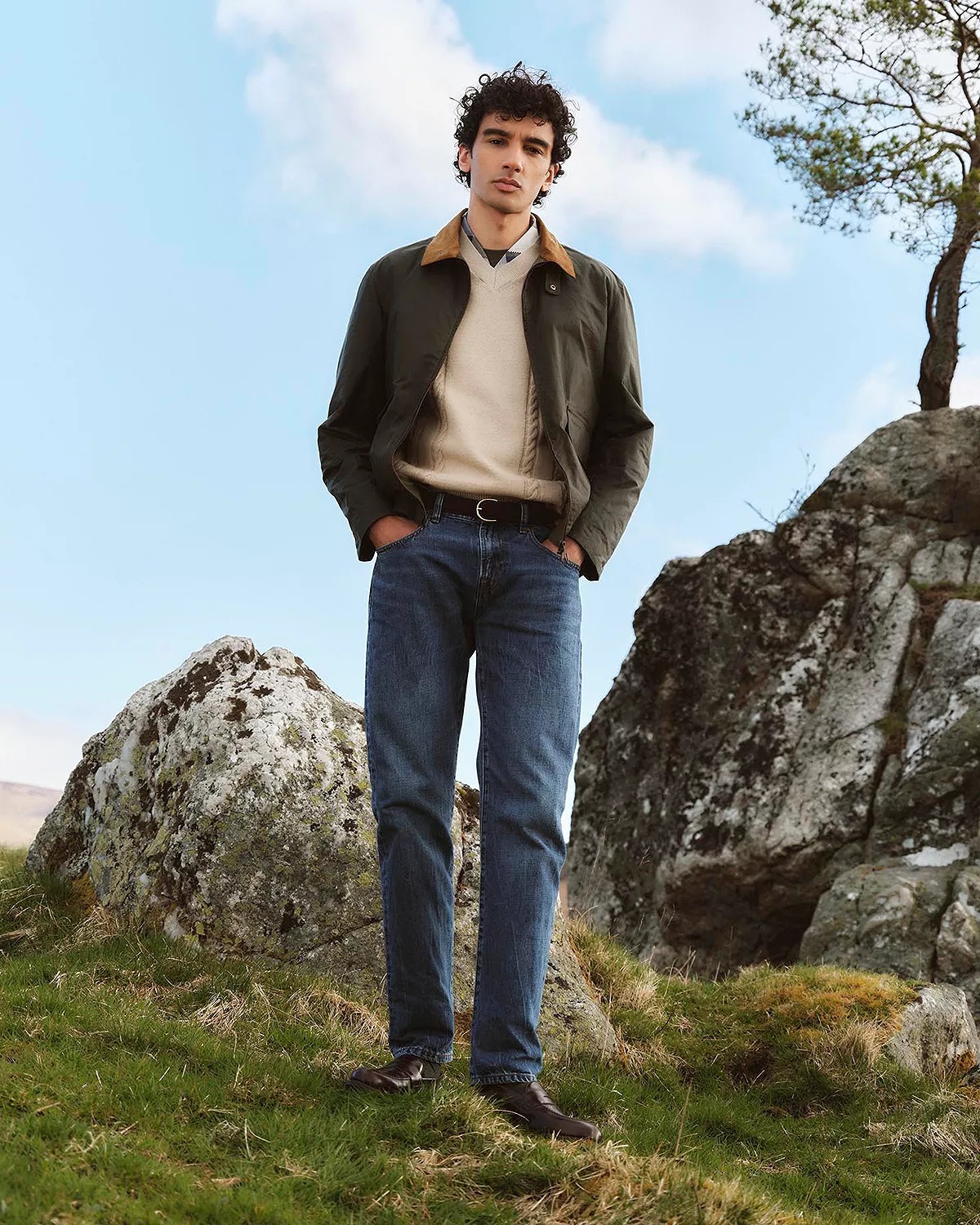 Newbury Regular Fit Waxed Jacket - 2