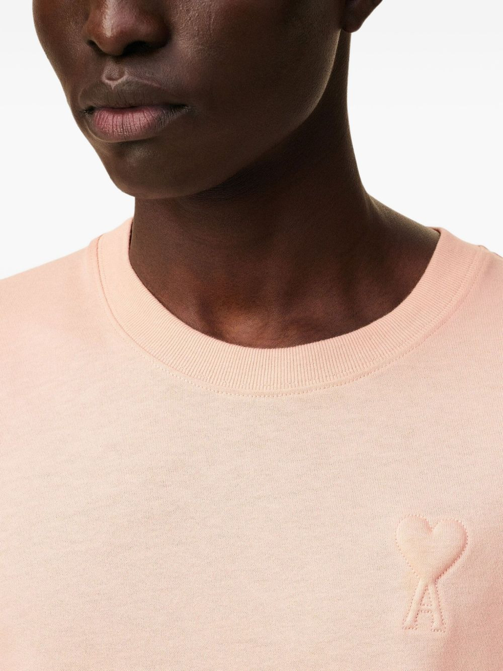 Ami De Coeur-motif cotton T-shirt - 6
