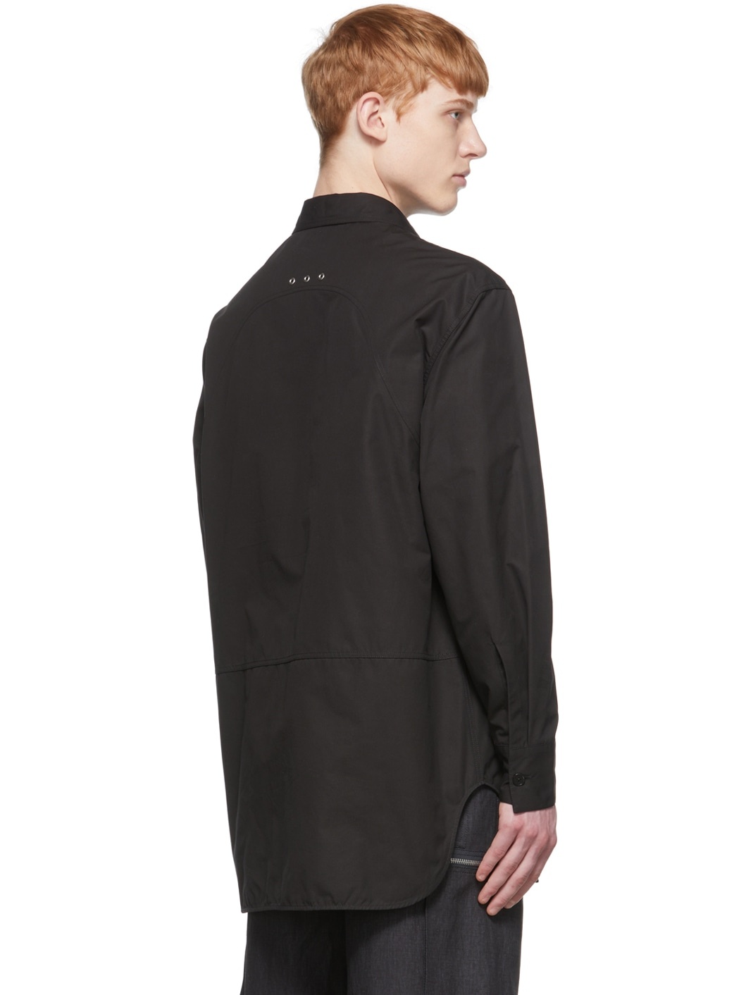 Black Poplin Shirt - 3