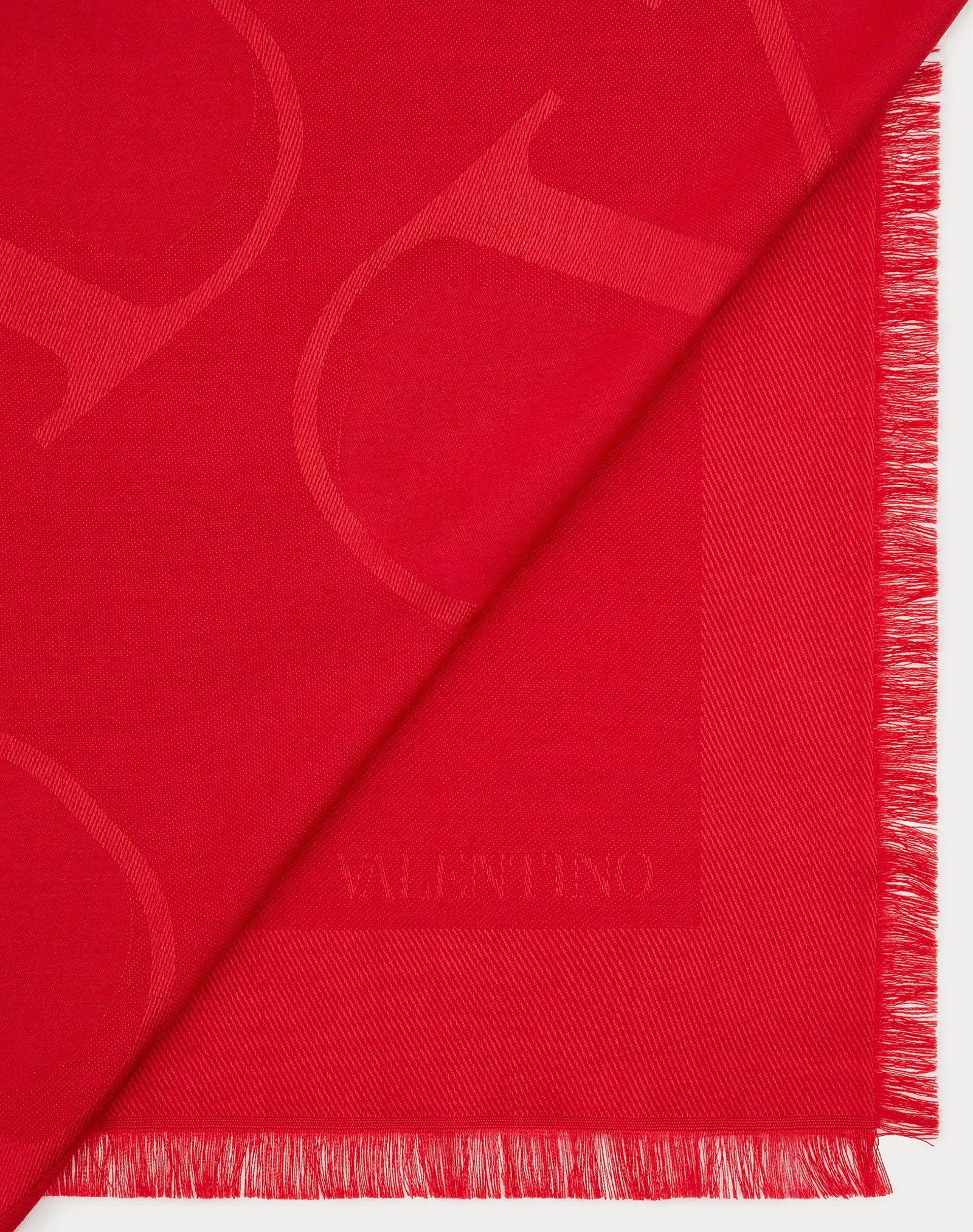 VLOGO shawl with lurex 140x140 cm / 55.1x55.1 in. - 3