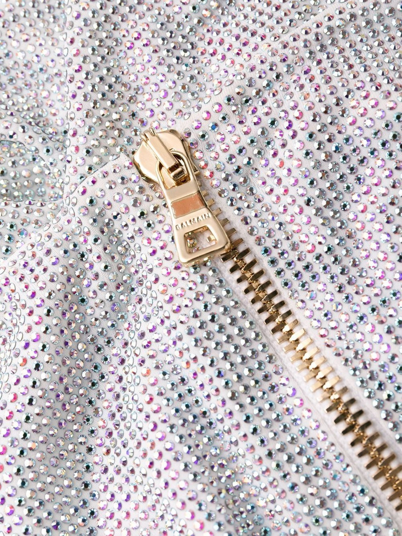 embellished mid length dress 8