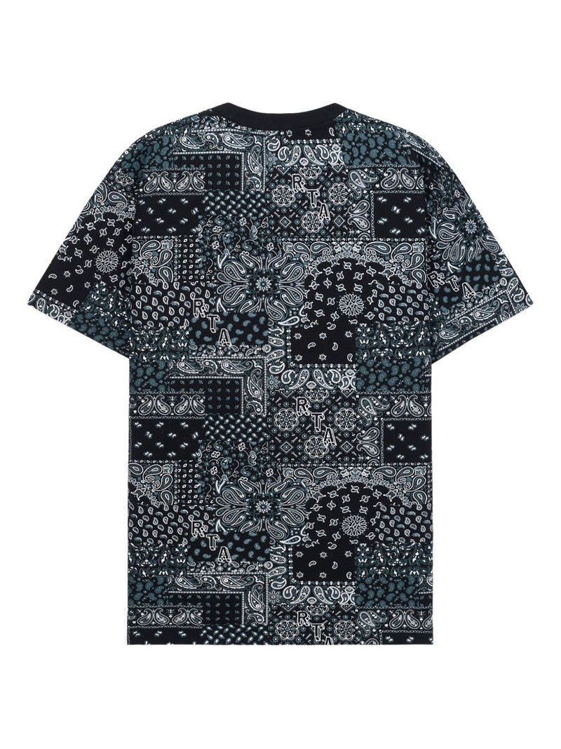 RTA bandana-patchwork t-shirt outlook