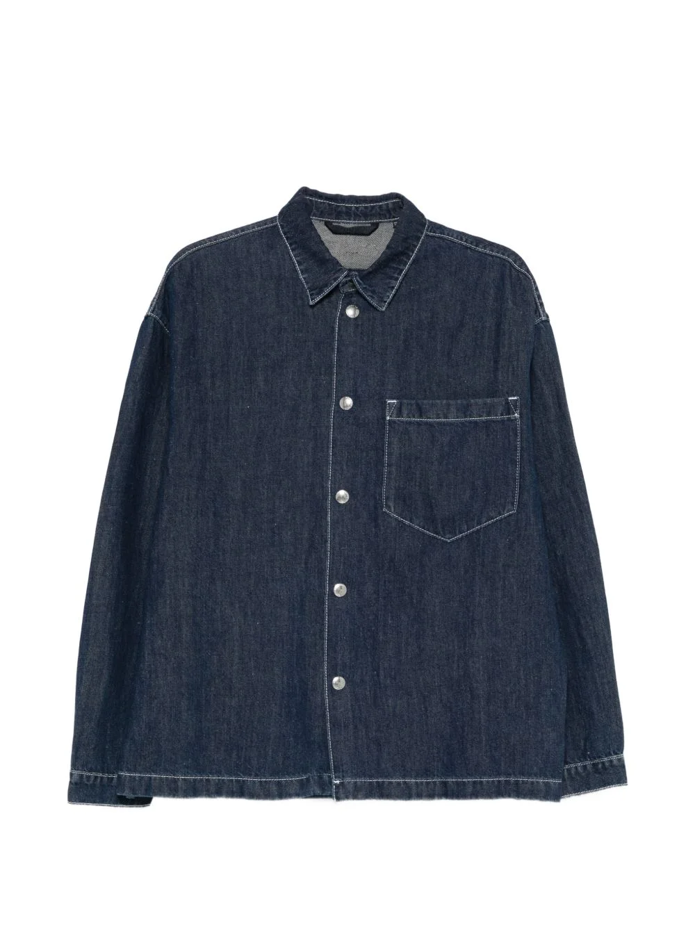 patch-pocket overshirt - 1