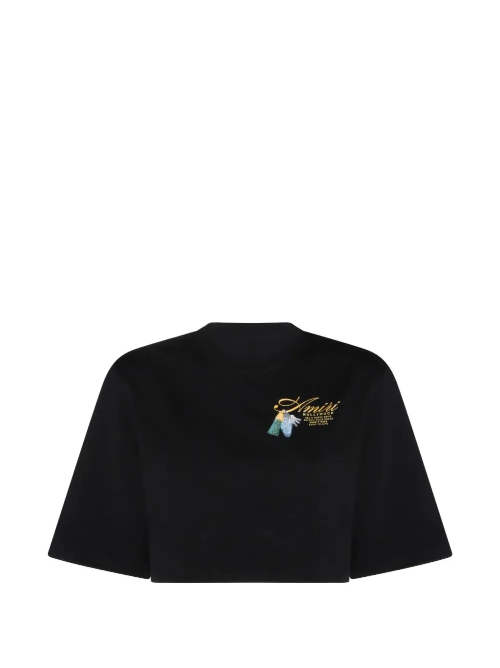 Amiri Women "Chateau Keys" Cropped Tee - 1