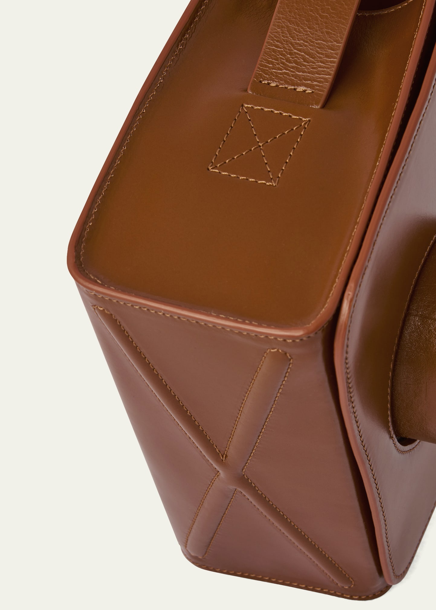 Flap Leather Camera Crossbody Bag - 4