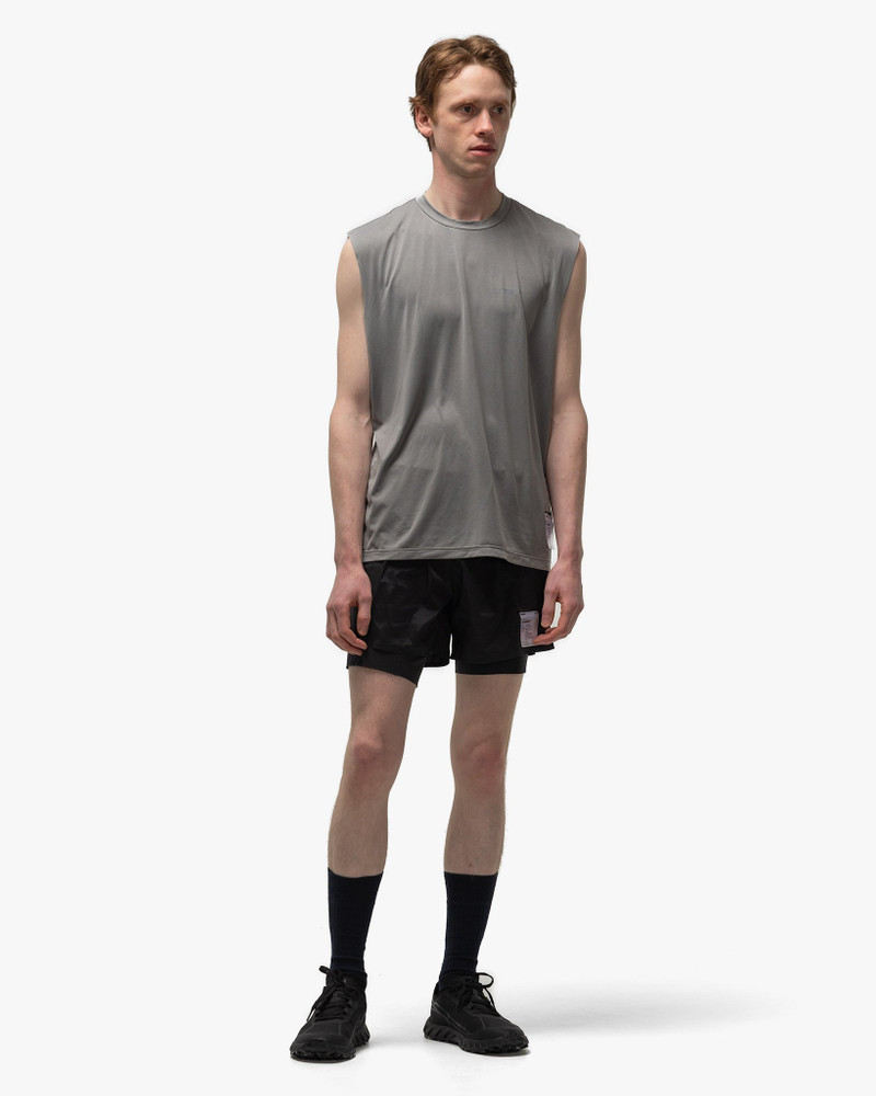 SATISFY AuraLite Muscle Tee Mineral Graphite outlook