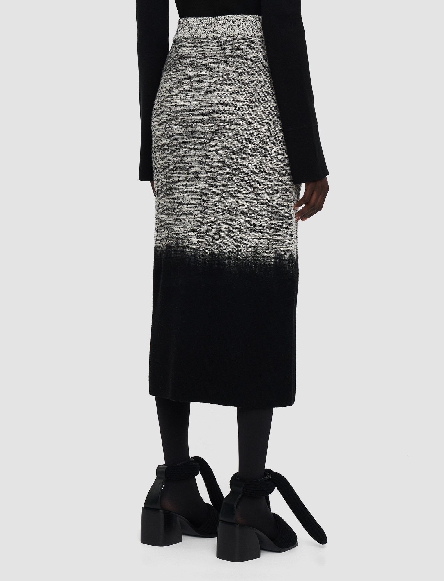 Needle Punch Tweed Skirt - 3