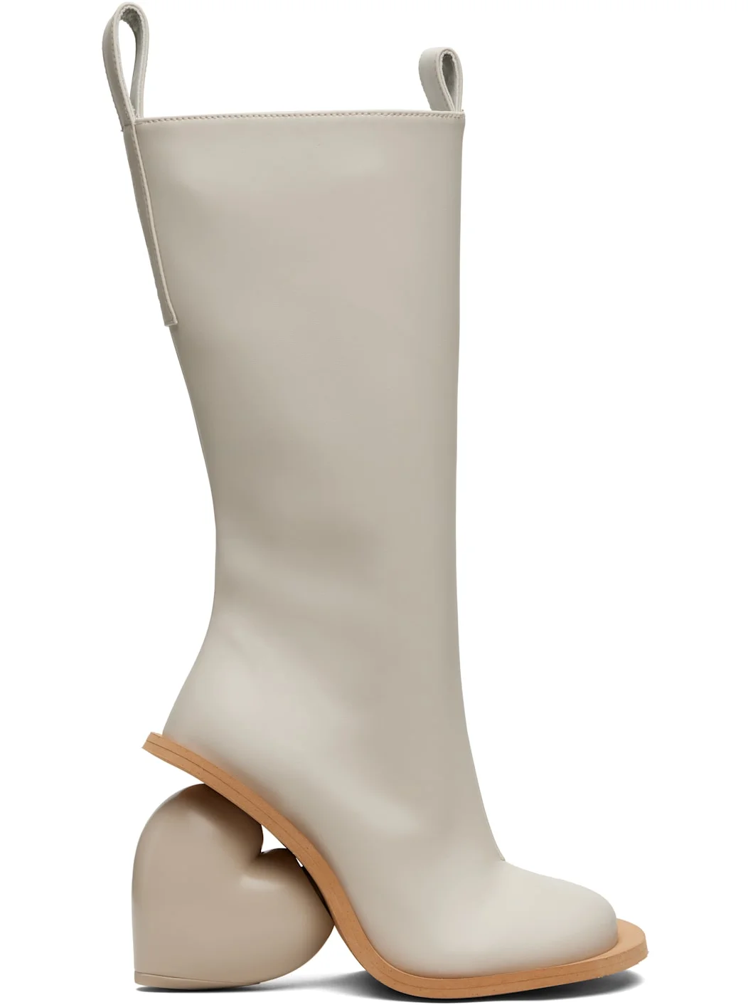 SSENSE Exclusive Beige Love Tall Boots - 1