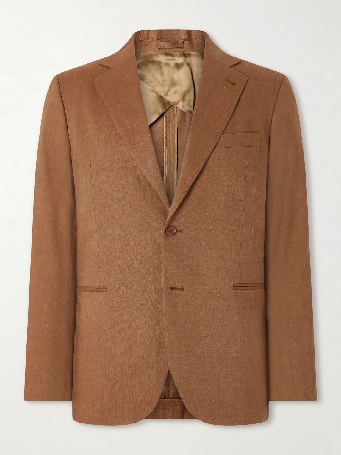 Paulo Linen and Virgin Wool-Blend Suit Jacket - 1