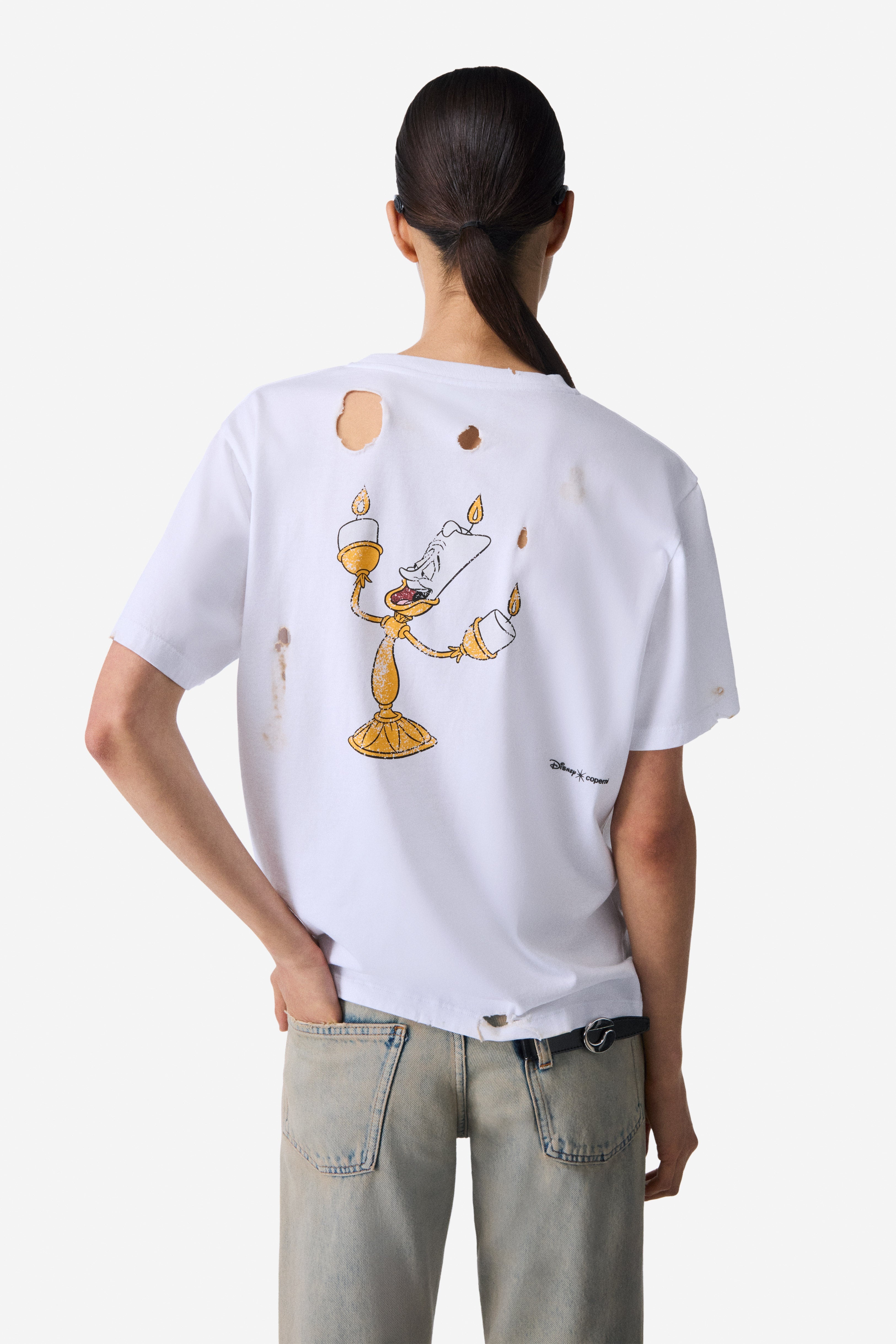 Disney X Coperni Burned By You Before Boxy T-Shirt - 5