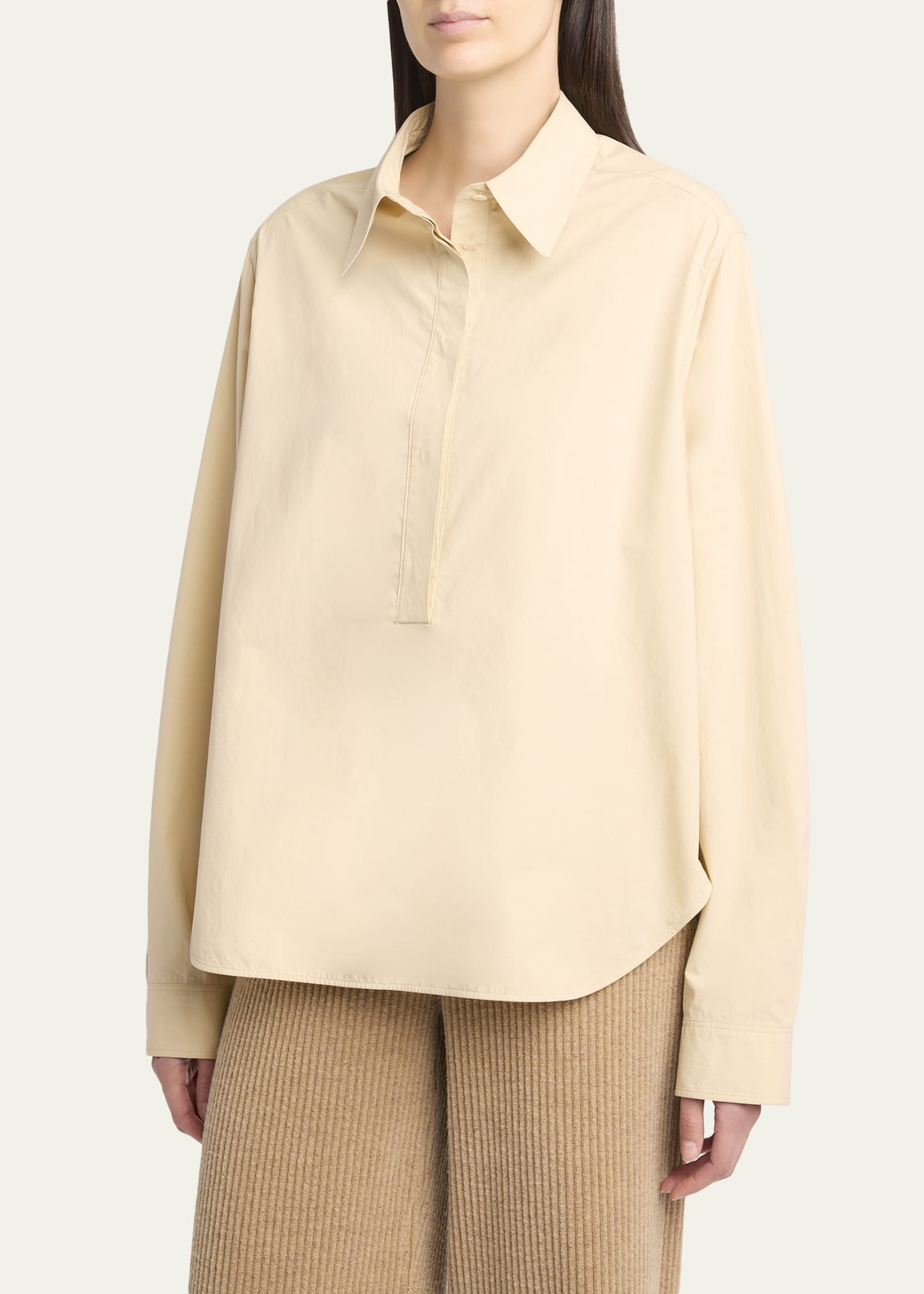 Margan Cotton Collared Shirt - 4