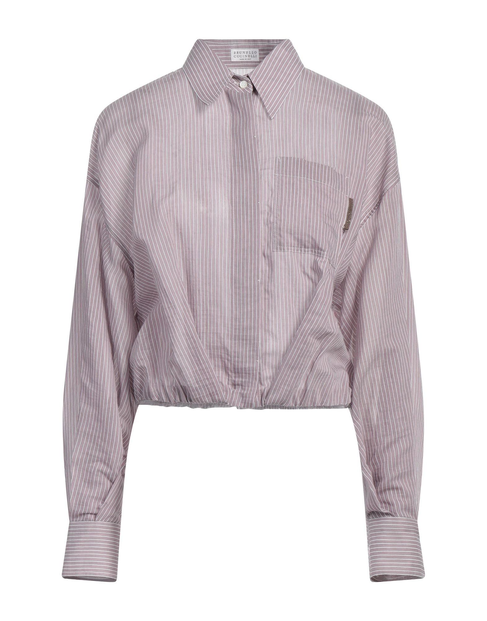 Lilac Women's Striped Shirt - 1