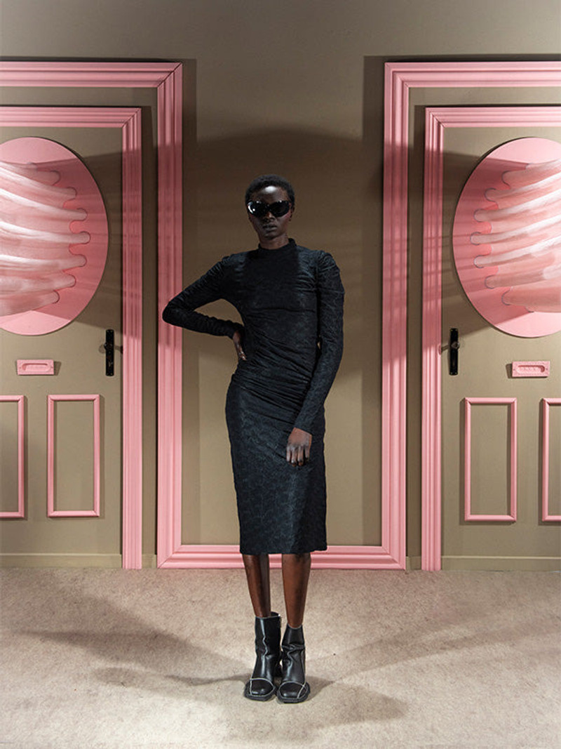 HENRIK VIBSKOV SUN DRESS - BLACK outlook