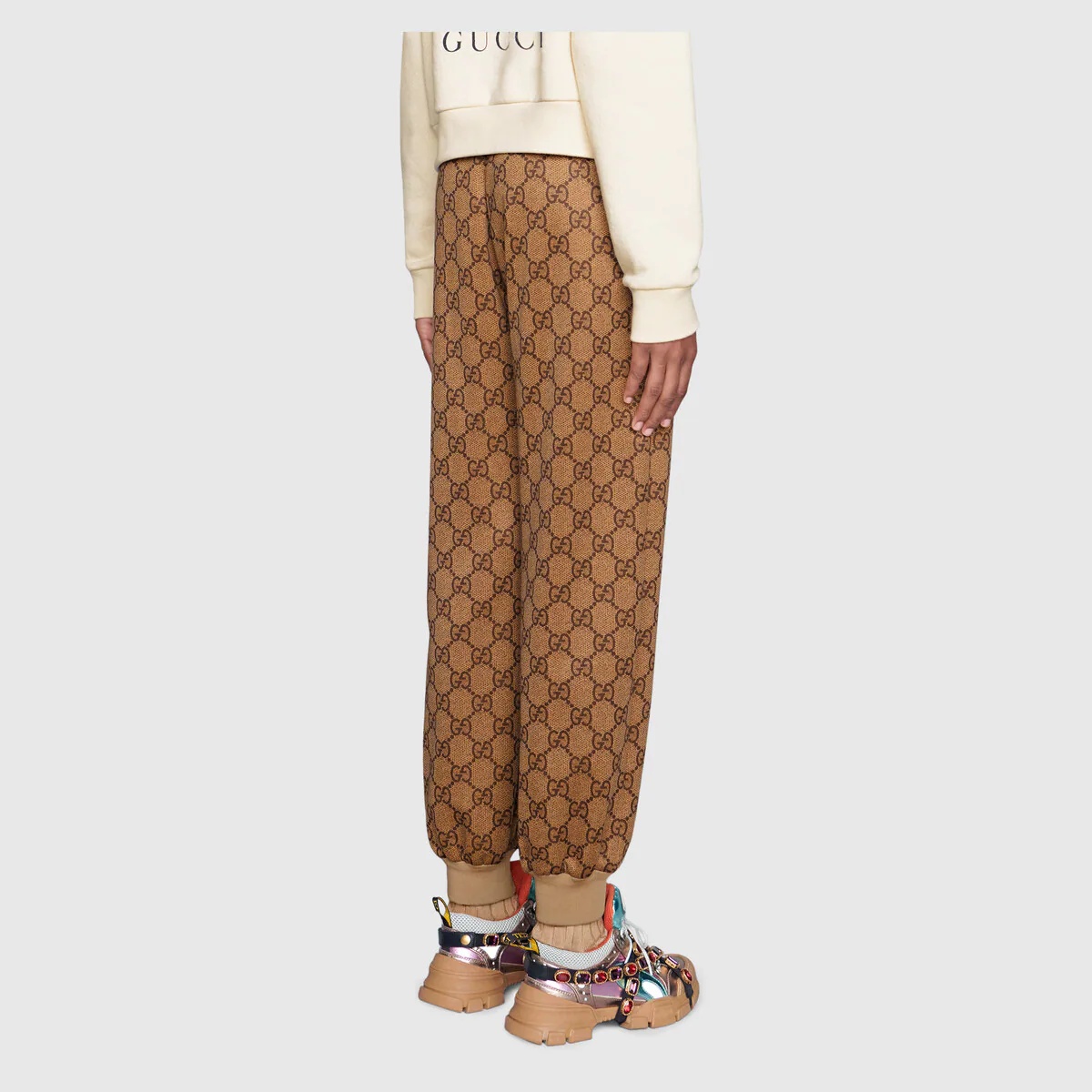 GG technical jersey jogging pant - 4