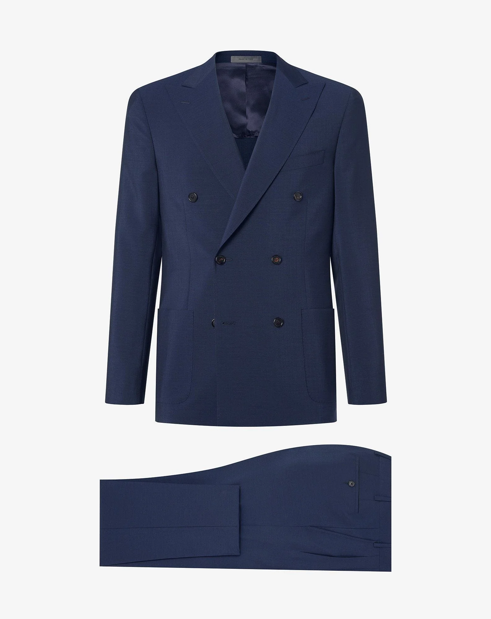 Blue wool and mohair suit - 1