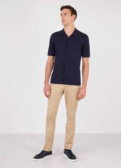Sunspel Sea Island Cotton Knit Shirt outlook