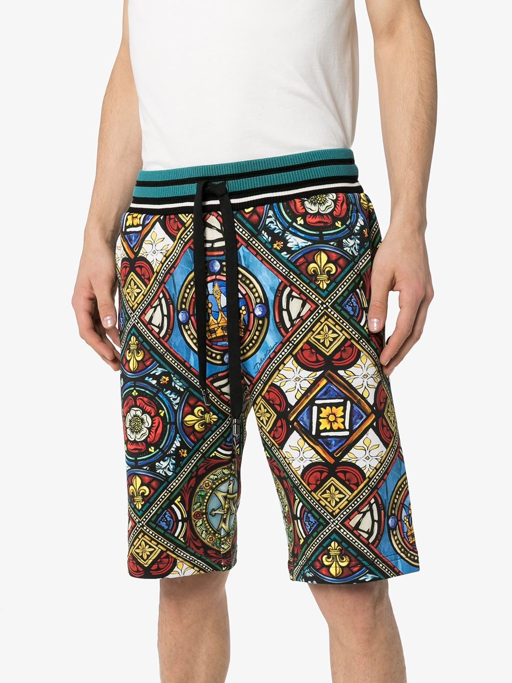 Kings age print track shorts - 3