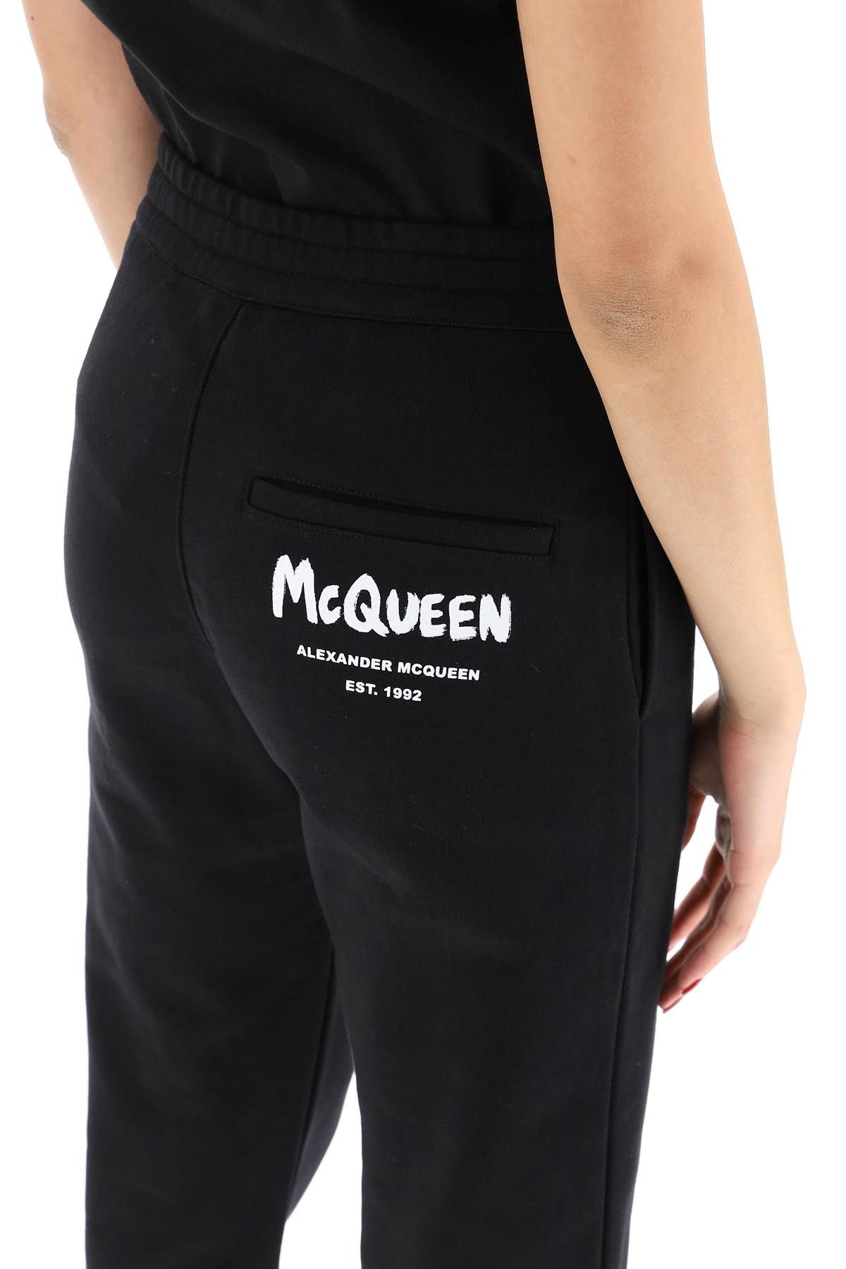 MULTICOLOR MCQUEEN GRAFFITI LOGO SWEATPANTS - 5