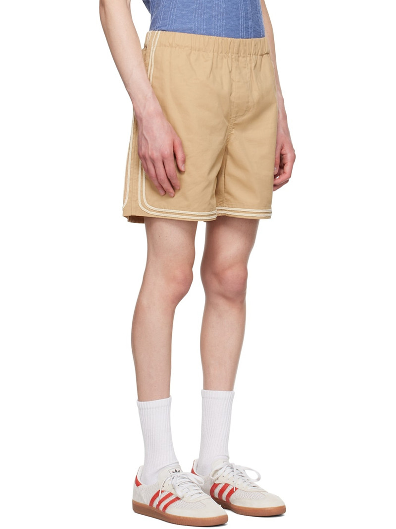 Beige Braided Cord Shorts 2